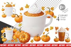 Clipart Autumn Coffee Mug Product Image 1