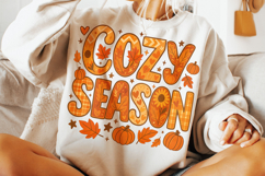 Cozy Season Png, Fall Vibes PNG, Fall PNG, Autumn Png, Cozy Product Image 2