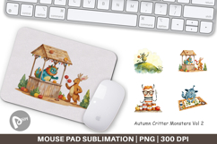 Mouse Pad Autumn Critter Monsters Product Image 1