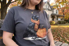Autumn Crow Spooky Tea Sublimation Product Image 2