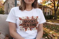 Autumn Crow Spooky Tea Sublimation Product Image 3