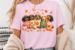 Autumn Dachshund Puppies Sublimation Product Image 3