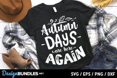 Autumn days are here again svg Product Image 1