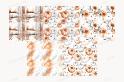 GlamArtZhanna, autumn digital paper, autumn pattern, autumn background, Pumpkins paper, Pumpkins pattern, Pumpkins background, Fall digital paper, Fall pattern, Fall background, autumn flowers paper, Orange gray pattern, Orange gray paper, Orange backgrou