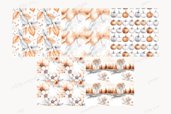GlamArtZhanna, autumn digital paper, autumn pattern, autumn background, Pumpkins paper, Pumpkins pattern, Pumpkins background, Fall digital paper, Fall pattern, Fall background, autumn flowers paper, Orange gray pattern, Orange gray paper, Orange backgrou