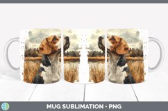 GorgeousAutumn Dogs Mug Wrap design.