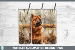 GorgeousAutumn Dogs Tumbler design.