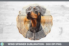 GorgeousAutumn Dogs Wind Spinner design.