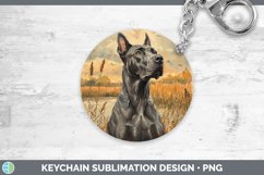 GorgeousAutumn Dogs Keychain design.