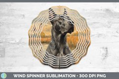 GorgeousAutumn Dogs Wind Spinner design.
