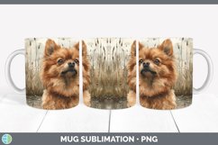 GorgeousAutumn Dogs Mug Wrap design.