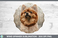 GorgeousAutumn Dogs Wind Spinner design.