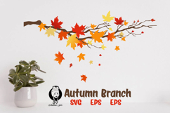 Autumn fall branch wall art svg Product Image 1