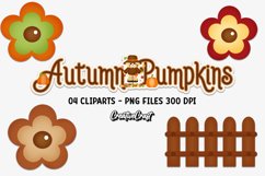 Autumn Fall Clip Arts, thanksgiving illustrations, graphics Product Image 1