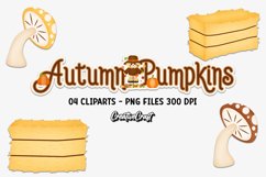 Autumn Fall Clip Arts, thanksgiving illustrations, graphics Product Image 1