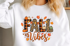 Autumn Fall Vibes PNG Product Image 3
