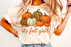 It&#039;s Fall Y&#039;all Png, Pumpkins PNG, Fall PNG, Autumn PNG Product Image 2