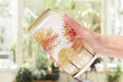 Autumn Foliage Glass Can Wraps Product Image 2