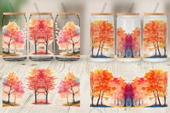 Autumn Foliage Glass Can Wraps Product Image 4