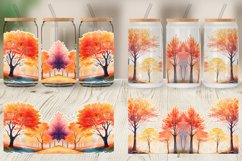 Autumn Foliage Glass Can Wraps Product Image 5