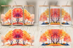 Autumn Foliage Glass Can Wraps Product Image 6