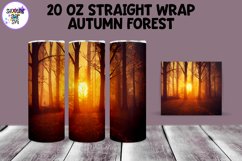 Autumn Forest Tumbler Wrap - Sublimation Tumblers Product Image 1