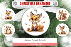 Autumn Forest Animals Ornament Product Image 1