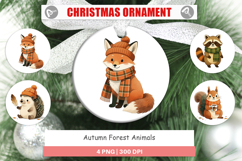 Autumn Forest Animals Ornament Product Image 1