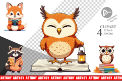 Autumn Forest School Clipart Product Image 1