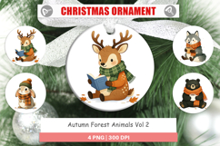 Autumn Forest Animals Ornament Product Image 1