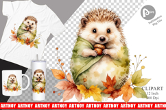 Autumn Forest Cuties Clipart Product Image 1