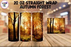 Autumn Forest Tumbler Wrap - Sublimation Tumblers Product Image 1