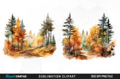 Autumn Forest Exquisite Clipart Product Image 1