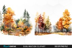 Autumn Forest Exquisite Clipart Product Image 1