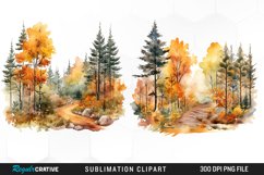 Autumn Forest Exquisite Clipart Product Image 1