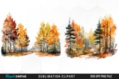 Autumn Forest Exquisite Clipart Product Image 1