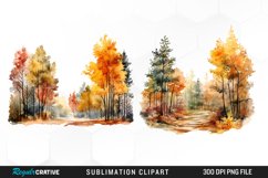 Autumn Forest Exquisite Clipart Product Image 1