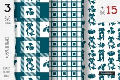 Autumn pattern bundle with foxes and plaid checks Product Image 3