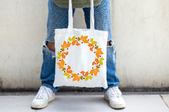 Autumn leafes wreath|Fall leav frame Product Image 1