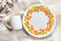 Autumn leafes wreath|Fall leav frame Product Image 2