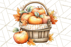 Pumpkin Patch Pals Clipart, Fall Farm Clip Art, PNG Product Image 2