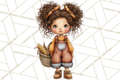 Pumpkin Patch Pals Clipart, Fall Farm Clip Art, PNG Product Image 2
