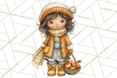 Pumpkin Patch Pals Clipart, Fall Farm Clip Art, PNG Product Image 3