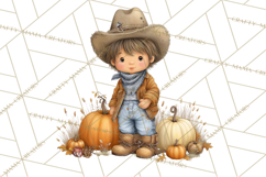 Pumpkin Patch Pals Clipart, Fall Farm Clip Art, PNG Product Image 2