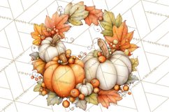 Pumpkin Patch Pals Clipart, Fall Farm Clip Art, PNG Product Image 2