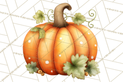 Pumpkin Patch Pals Clipart, Fall Farm Clip Art, PNG Product Image 4