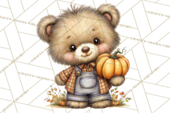 Pumpkin Patch Pals Clipart, Fall Farm Clip Art, PNG Product Image 3