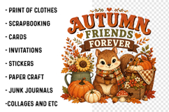 Autumn friends forever png Product Image 3