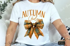 Autumn Girly Coquette PNG | Fall Coquette Bow PNG Product Image 3