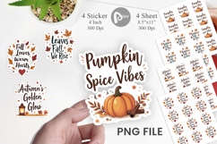 Autumn Glow Quotes Sticker Product Image 1